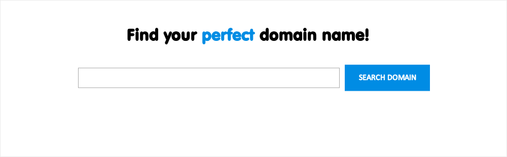 SEARCH DOMAIN
