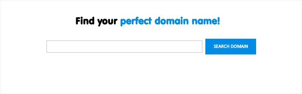 SEARCH DOMAIN